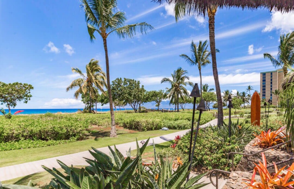 Take a stroll on the Kaanapali Beach Path