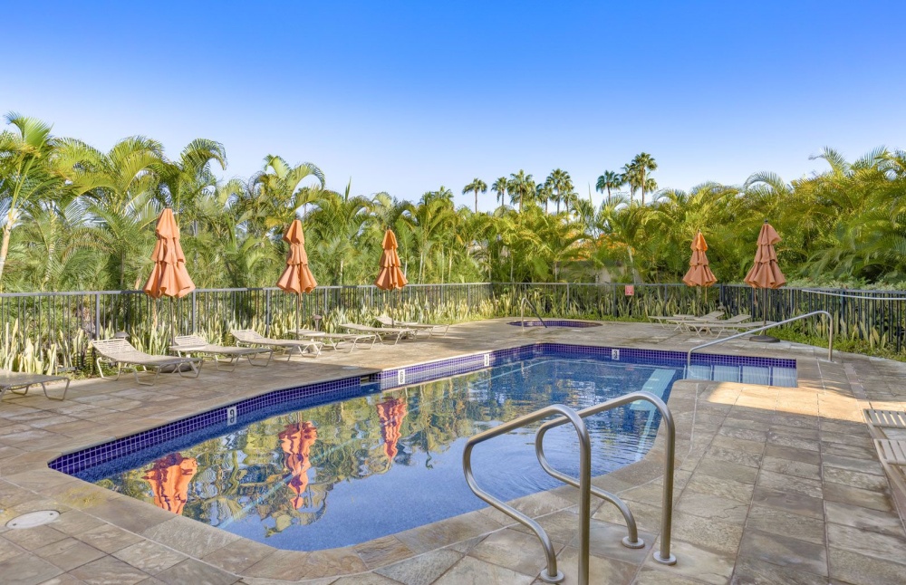 Soak up the sun by the second, more centrally located pool