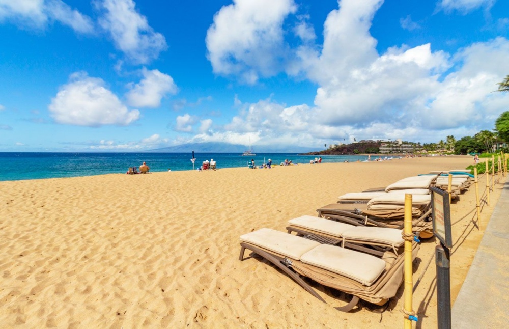 Stay steps from the soft sands of the acclaimed Kaanapali Beach