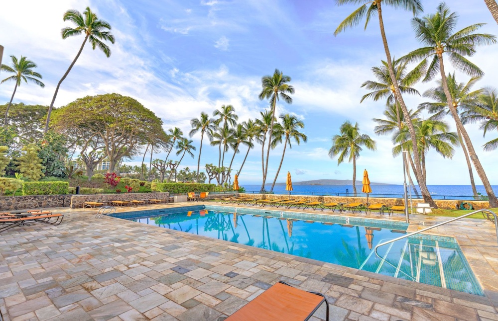 Cool off in the lavish beachside pool