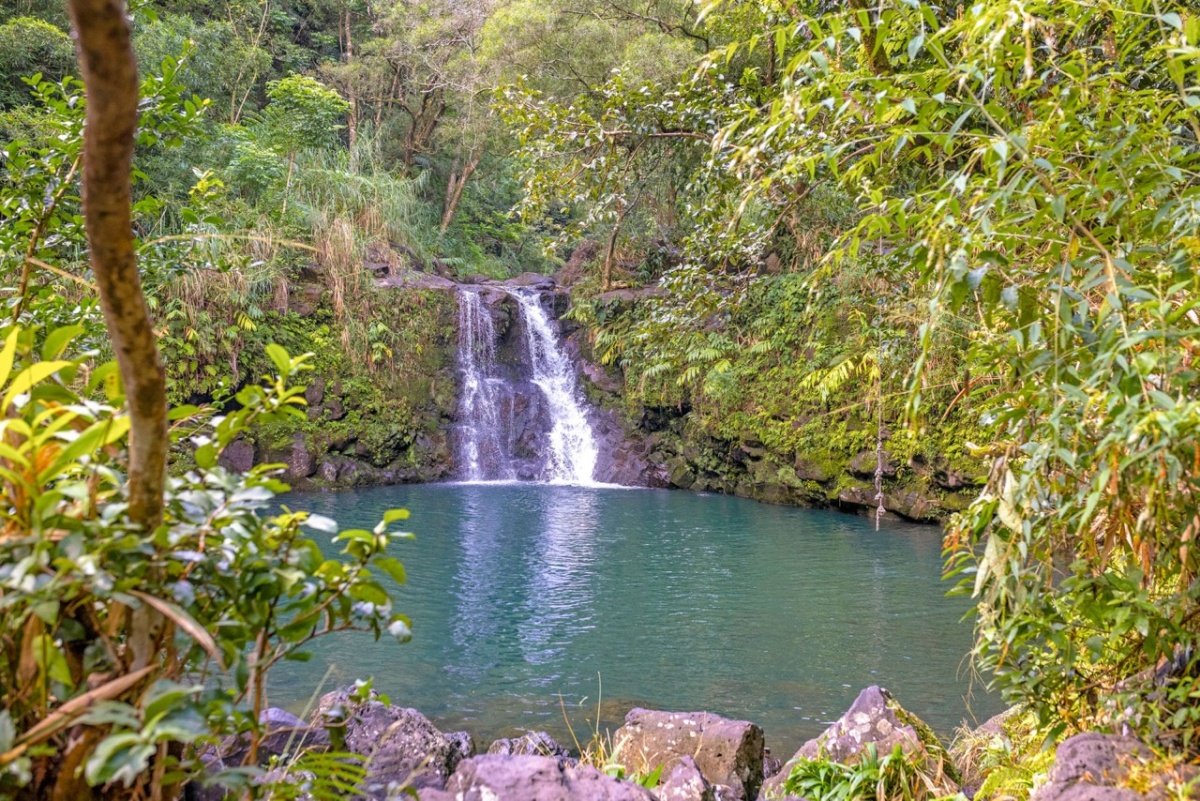 Road to Hana Waterfall